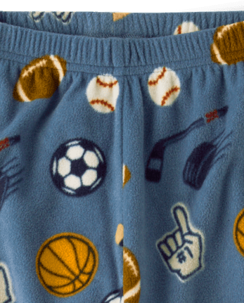 Boys Sports Dream Fleece Pajama Pants - SHADOW BLUE