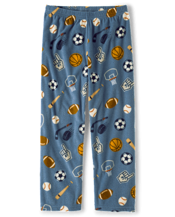 Boys Sports Dream Fleece Pajama Pants - SHADOW BLUE