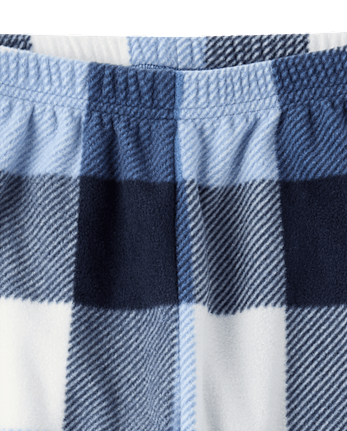 Boys Plaid Dream Fleece Pajama Pants - TIDAL