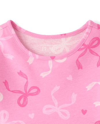 Baby And Toddler Girls Print Everyday Dress - YREKA PINK