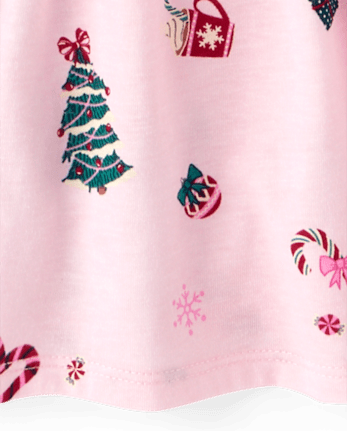 Baby And Toddler Girls Print Everyday Dress - ROSE MIST