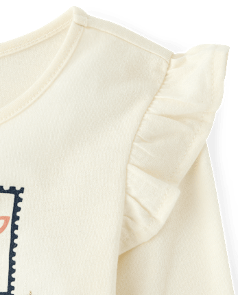 Toddler Girls Holiday Flutter Top 3-Pack - FAIR IVORY