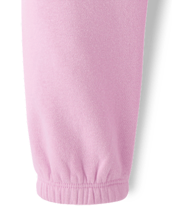 Ensemble 2 pièces en polaire premium orné pour petites filles - LACE PINK CL