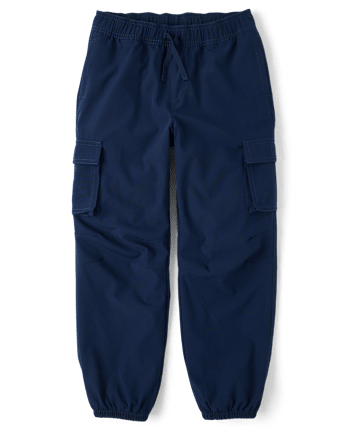 Boys Lined Cargo Jogger Pants - TIDAL