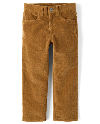 Boys Corduroy Straight Pants
