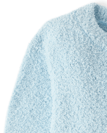 Toddler Girls Intarsia Sweater - BLUE AIR