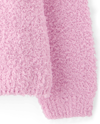 Toddler Girls Intarsia Sweater - LACE PINK CL