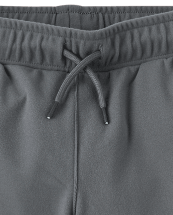 Boys Cozy Stretch Microfleece Jogger Pants - CHALKBOARD