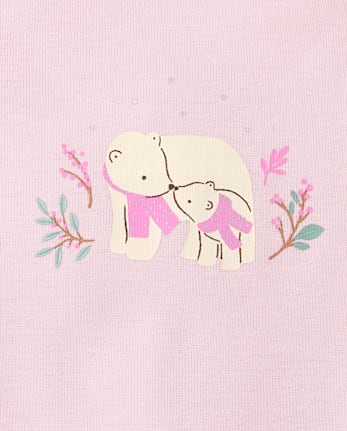Baby Girls Winter Animals Bodysuit 4-Pack - PERFECTLY PINK