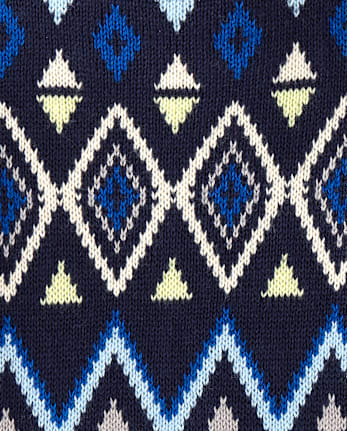 Baby Boys Fairisle Sweater 2-Piece Playwear Set - TIDAL