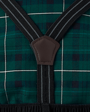 Baby Boys Dad And Me Plaid 2-Piece Outfit Set - BALT GREEN