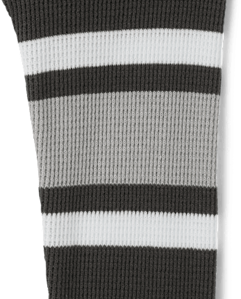 Boys Colorblock Thermal Hooded Top - MOTOROIL