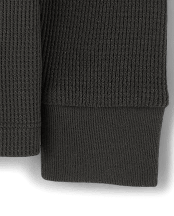 Boys Colorblock Thermal Hooded Top - MOTOROIL