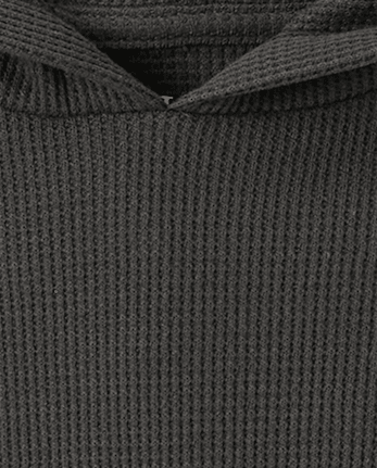Boys Colorblock Thermal Hooded Top - MOTOROIL