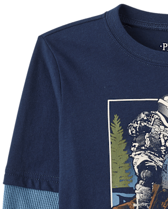 Boys Graphic Layered Top - TIDAL