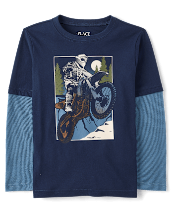 Boys Graphic Layered Top - TIDAL