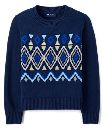 Boys Fairisle Sweater - TIDAL