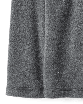 Boys Marled Microfleece Quarter Zip Pullover