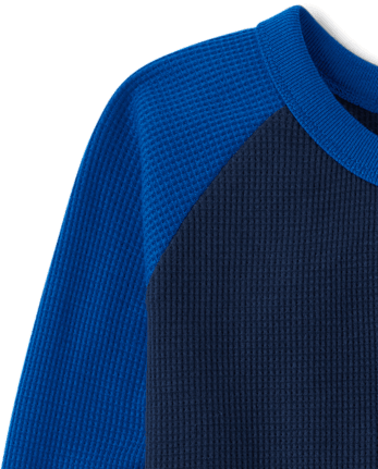Boys Colorblock Thermal Raglan Top - TIDAL