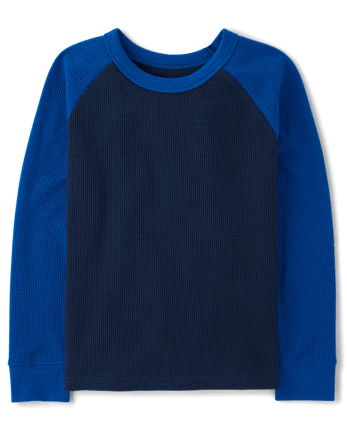 Boys Colorblock Thermal Raglan Top - TIDAL