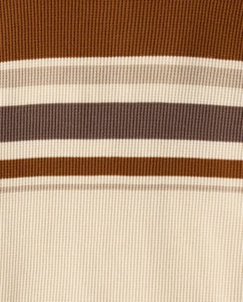 Boys Colorblock Thermal Top - HAY STACK