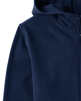Boys Cozy Stretch Microfleece Zip Up Hoodie - TIDAL