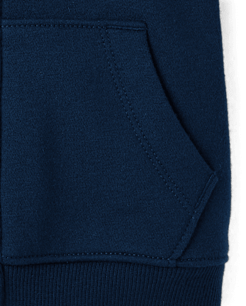 Boys Premium Fleece Thermal Lined Zip Up Hoodie - TIDAL