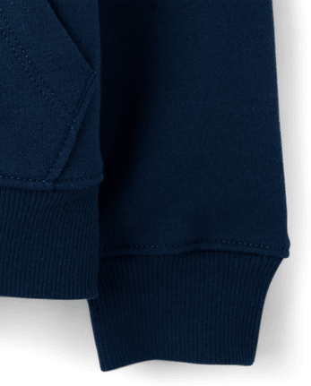 Boys Premium Fleece Thermal Lined Zip Up Hoodie - TIDAL