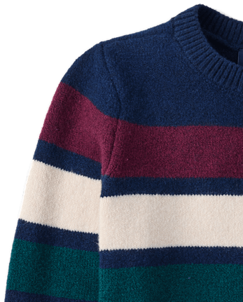 Boys Colorblock Stripe Sweater - TIDAL