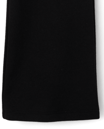 Girls Premium Fleece Bootcut Sweatpants - BLACK