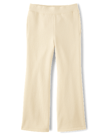 Girls Premium Fleece Bootcut Sweatpants - CLOUD BANK