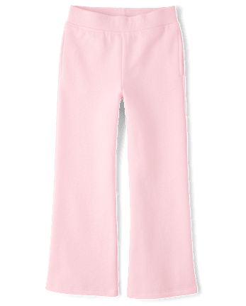 Girls Premium Fleece Bootcut Sweatpants - ROSE MIST