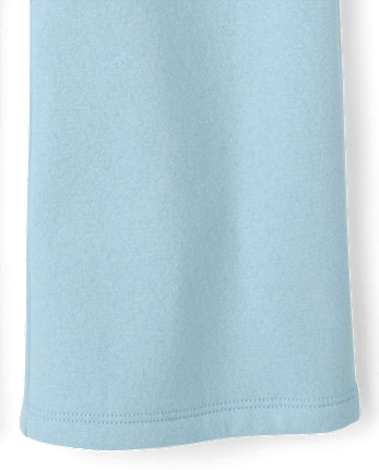 Girls Premium Fleece Bootcut Sweatpants - BLUE AIR