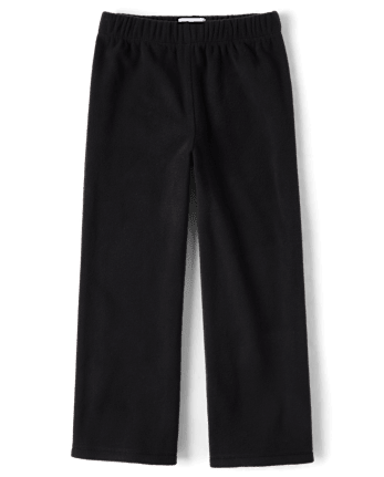 Girls Microfleece Wide Leg Sweatpants
