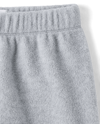 Girls Microfleece Wide Leg Sweatpants - H/T MIST