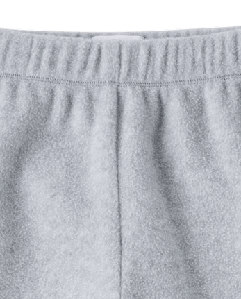 Girls Microfleece Wide Leg Sweatpants - H/T MIST