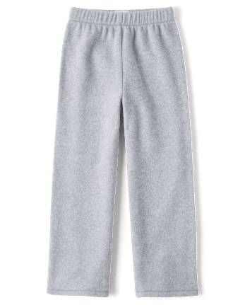 Girls Microfleece Wide Leg Sweatpants - H/T MIST