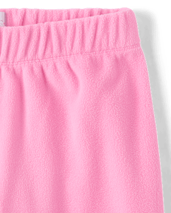 Girls Microfleece Wide Leg Sweatpants