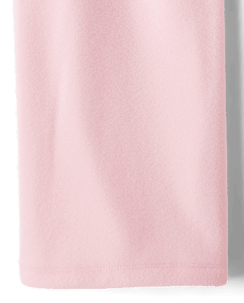 Girls Microfleece Wide Leg Sweatpants - ROSE MIST
