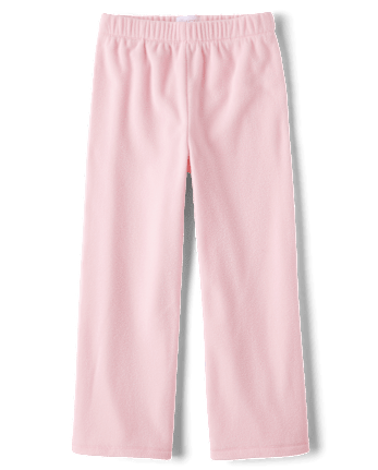 Girls Microfleece Wide Leg Sweatpants