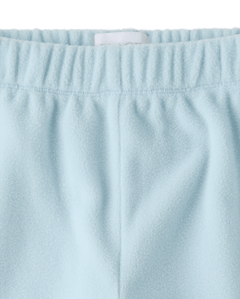 Girls Microfleece Wide Leg Sweatpants - BLUE AIR