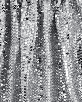 Girls Sequin Skirt - SILVER