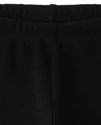 Girls Winter Warm Leggings - BLACK