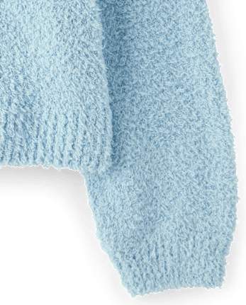 Girls Embellished Sweater - BLUE AIR