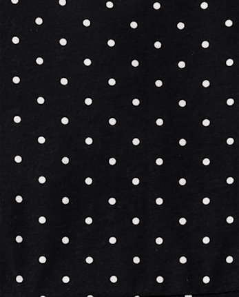Girls Print Everyday Dress - BLACK