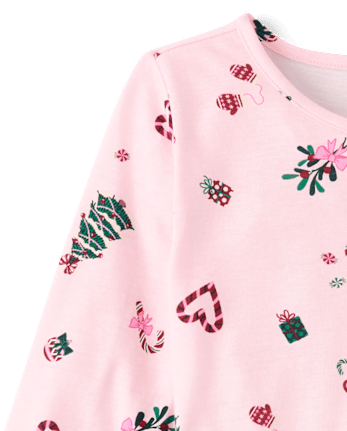 Girls Print Everyday Dress - ROSE MIST