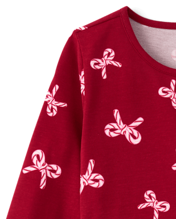 Girls Print Everyday Dress - RED OCHRE