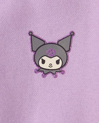 Girls Hello Kitty® Embellished Premium Fleece Sweatshirt - ORCHID BREEZE