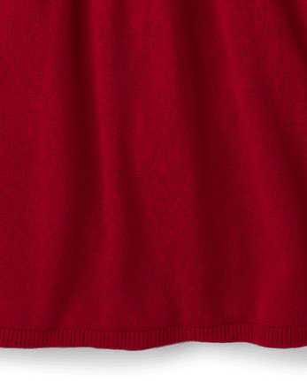\Robe pull de Noël à motifs Fair Isle pour filles\ - RED OCHRE