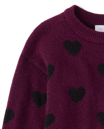 Pull à cœur pour filles - CRAISIN